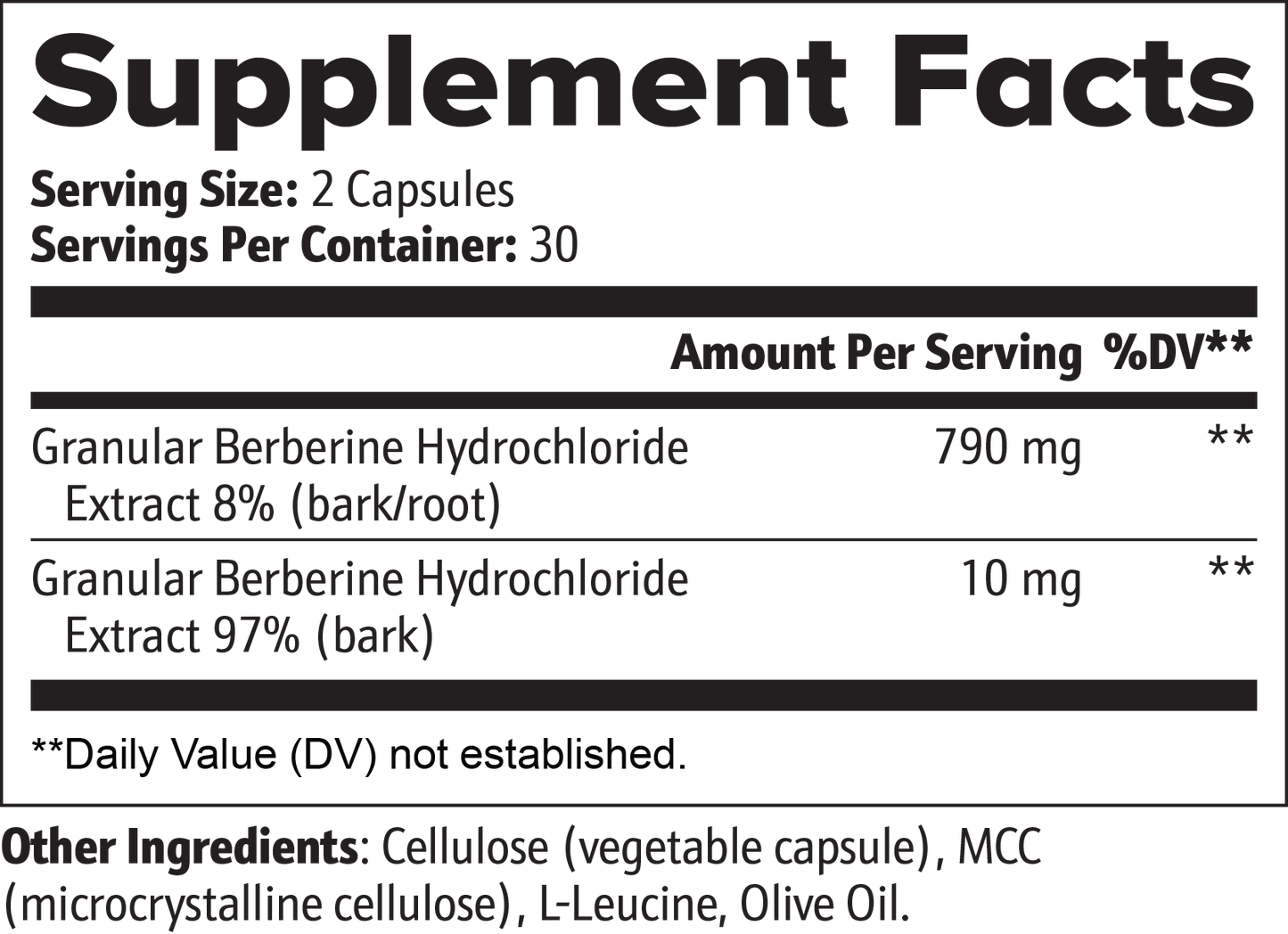 Berberine Capsules