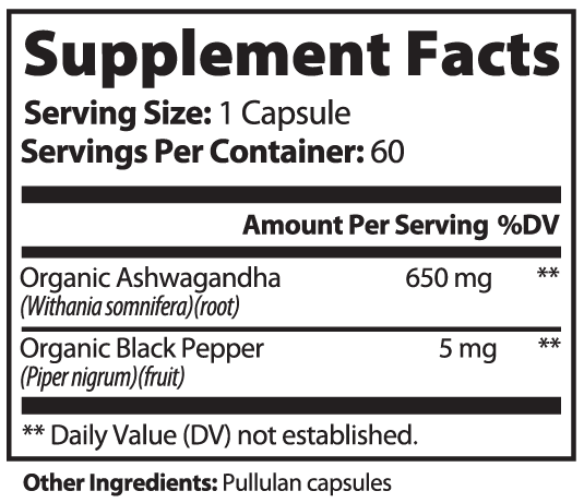 Ashwagandha (Stress) Capsules