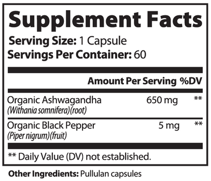 Ashwagandha (Stress) Capsules