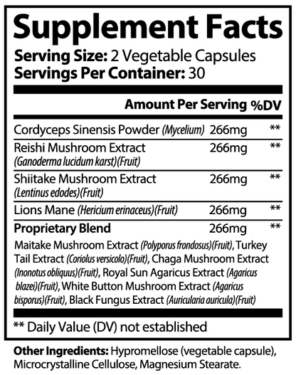 Ultra MAX Mushroom Complex Capsules